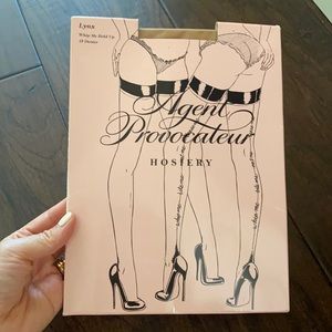 Agent Provocateur Lynx hold up Whip Me Bite Me Eat Me Tease Me XS Seamed